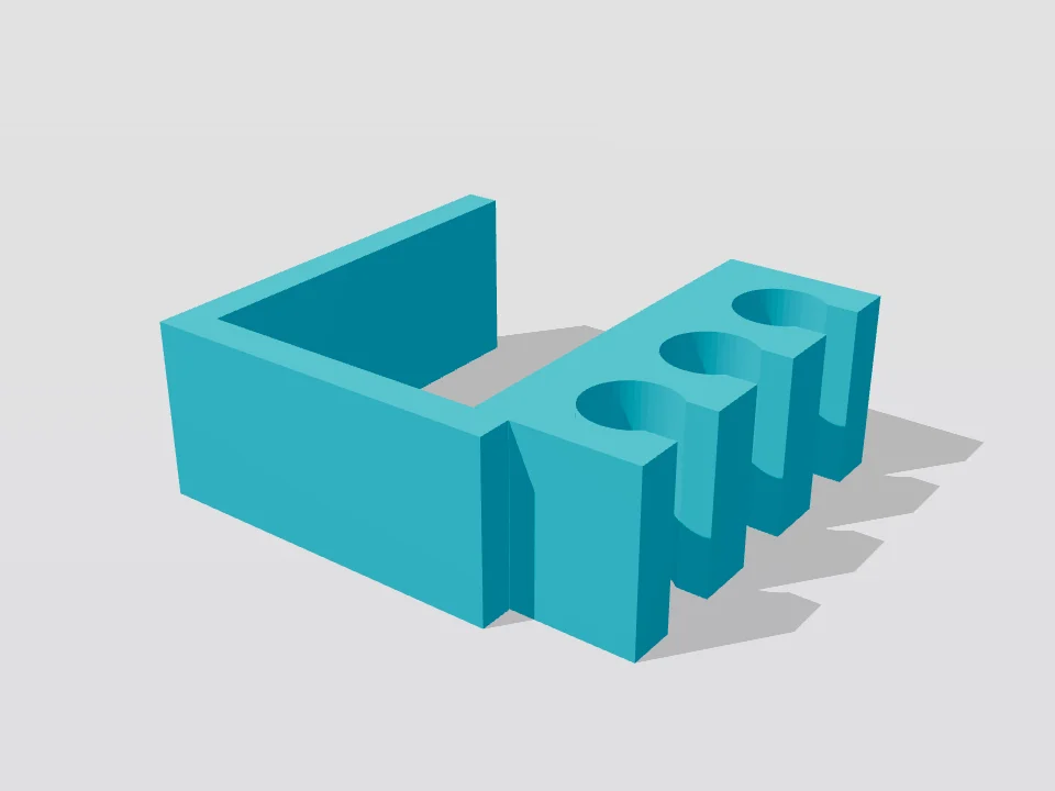 Clips passe-câbles de bureau